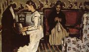 Paul Cezanne Young Girl at the Piano USA oil painting artist